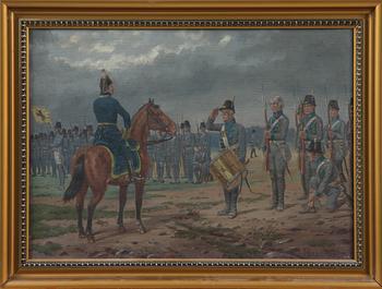 THORVALD RASMUSSEN, olja på duk, sign.