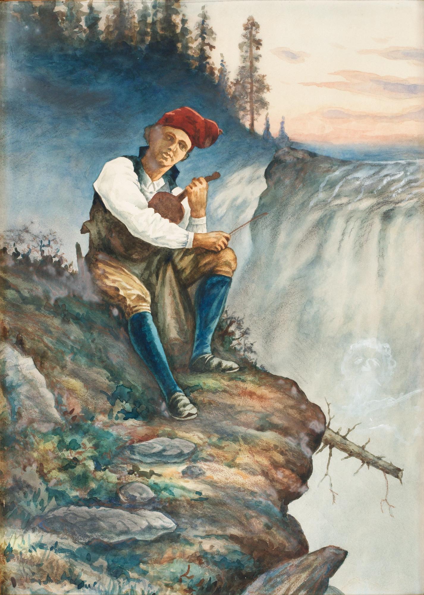 Johan Tirén, The evil spirit by the water.