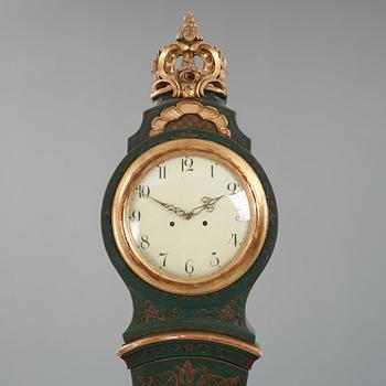 A Swedish Rococo 18th century longcase clock.