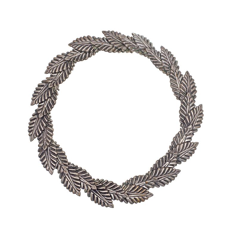 An Estrid Ericson pewter collier, Svenskt Tenn, Sweden, ca 1958-59.