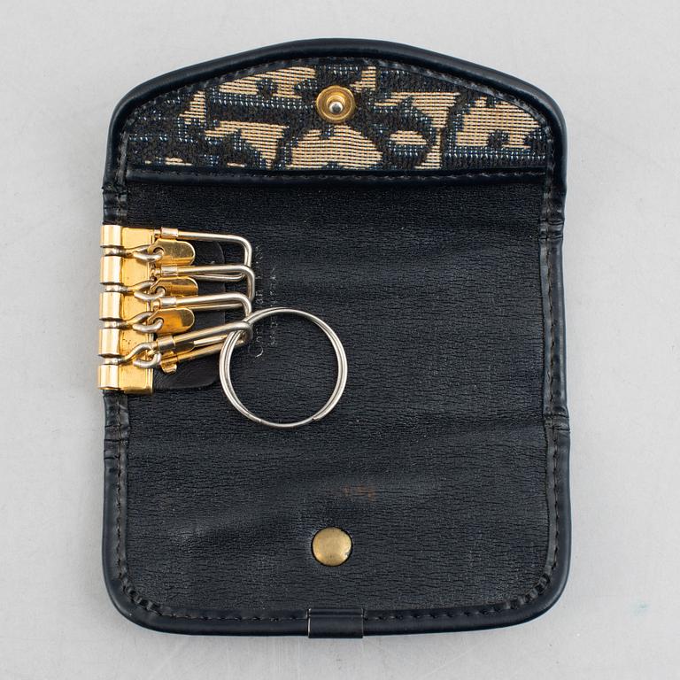 Christian Dior, clutch, key holder and wallet, vintage.