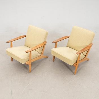 Armchairs 1 pair, 1960s.