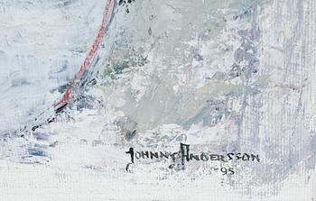 JOHNNY ANDERSSON, olja på duk. Sign o dat- 95.