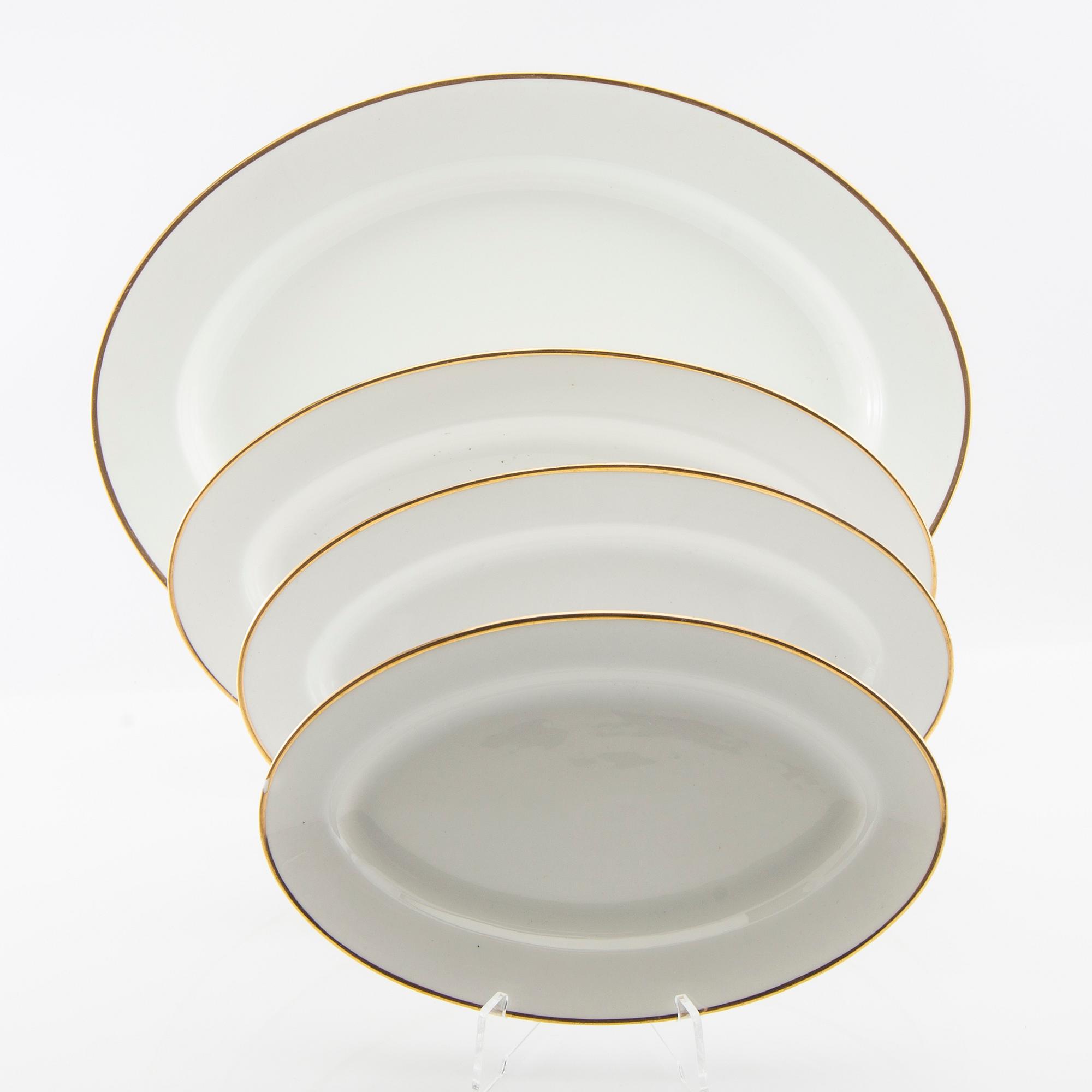 Service approximately 61 pieces Rörstrand first half of the 20th century porcelain.