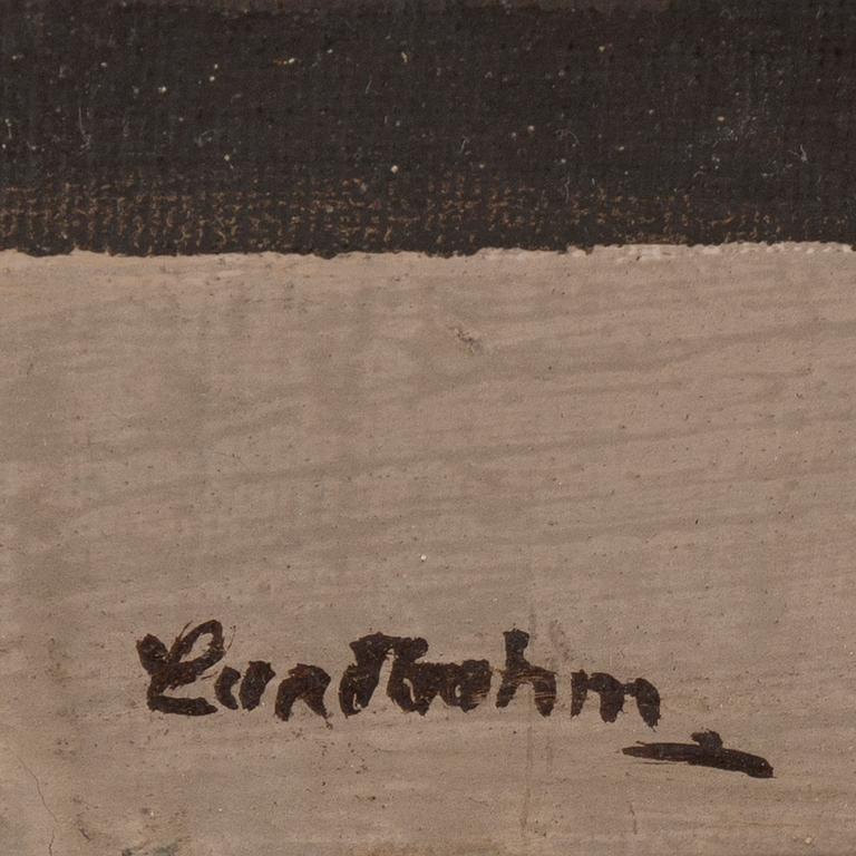 SIXTEN LUNDBOHM, oil on canvas, signed.