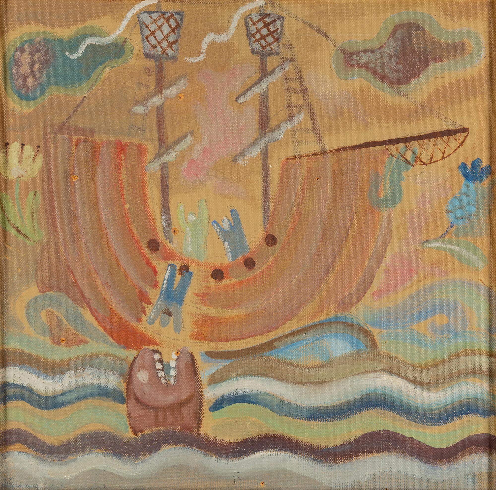 STIG LINDBERG, oil on panel, executed during the winter 1940-41.