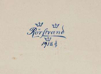 TEBORD, rokokostil, NK Verkstäder, Rörstrand, sign o dat. 1918/1920.