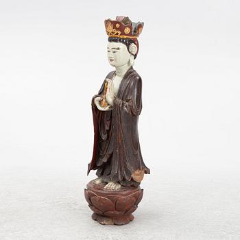 A wooden sculpture, southest Asia, 20th century.