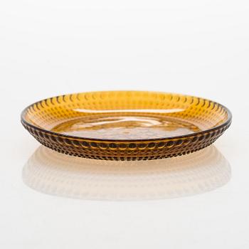 Nanny Still, servisdelar, 19 st, glas, "Grapponia", Riihimäen Lasi, Finland. Serien formgiven 1968.