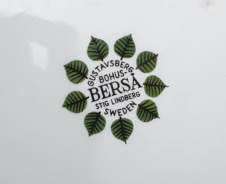 SERVISDELAR, 13 st, porslin, "Berså", Stig Lindberg, Gustavsberg.