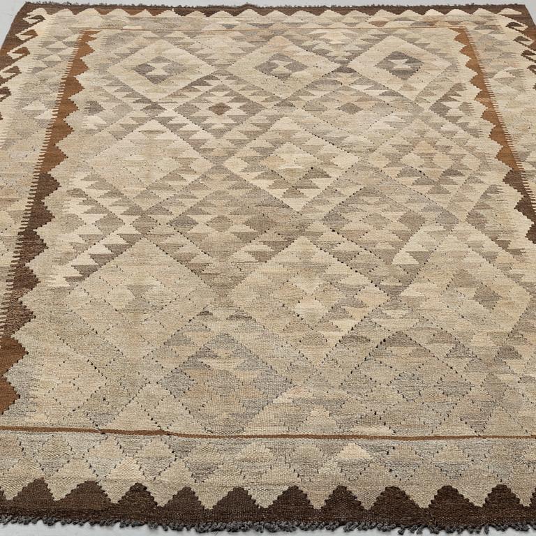 A CARPET, Kilim 247 x 158 cm.