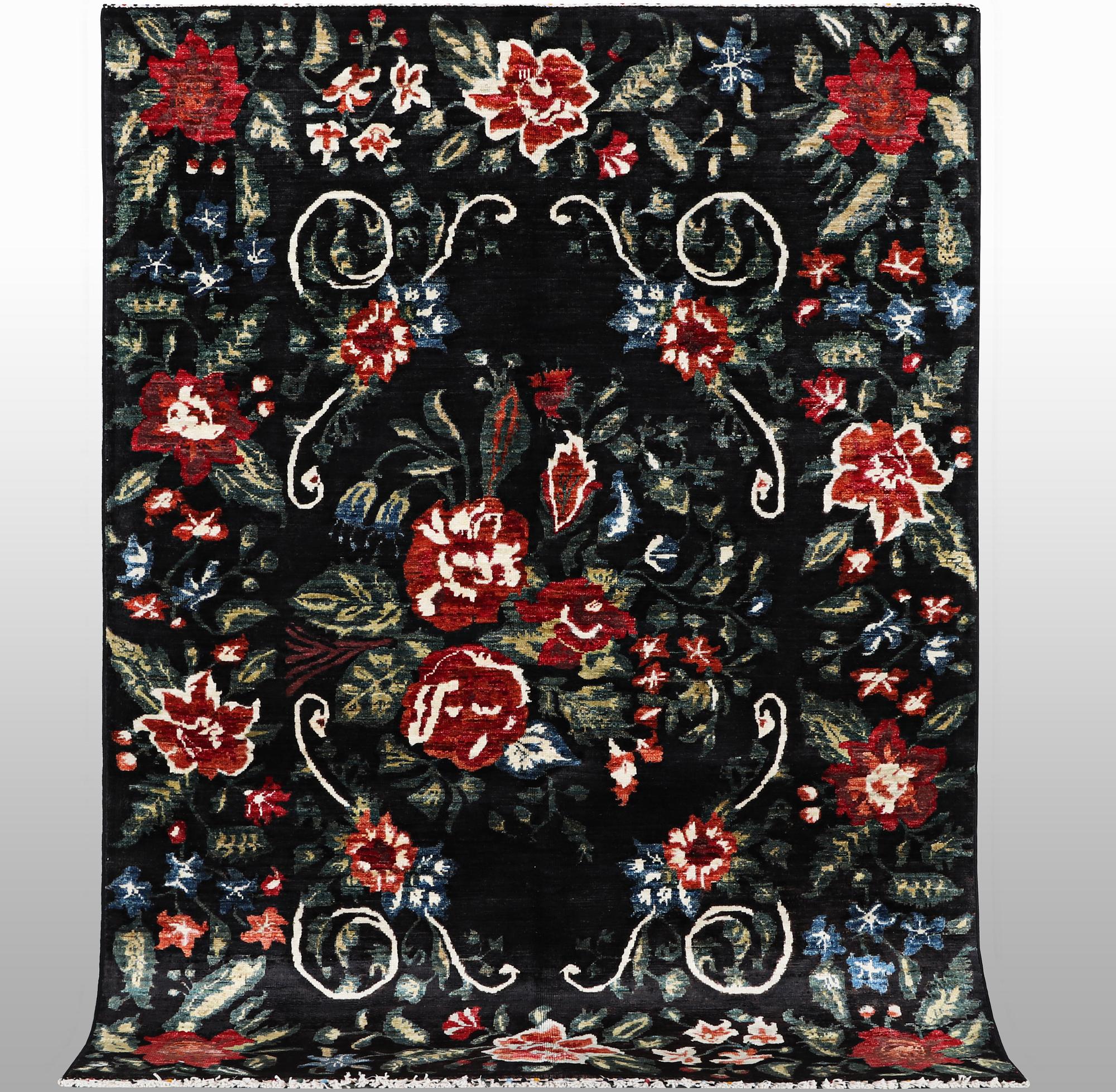 A carpet, Zielger Karabach, ca 179 x 128 cm.