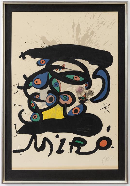 Joan Miró, Poster for the Exhibition 'Peintures sur Papier, Dessins'.
