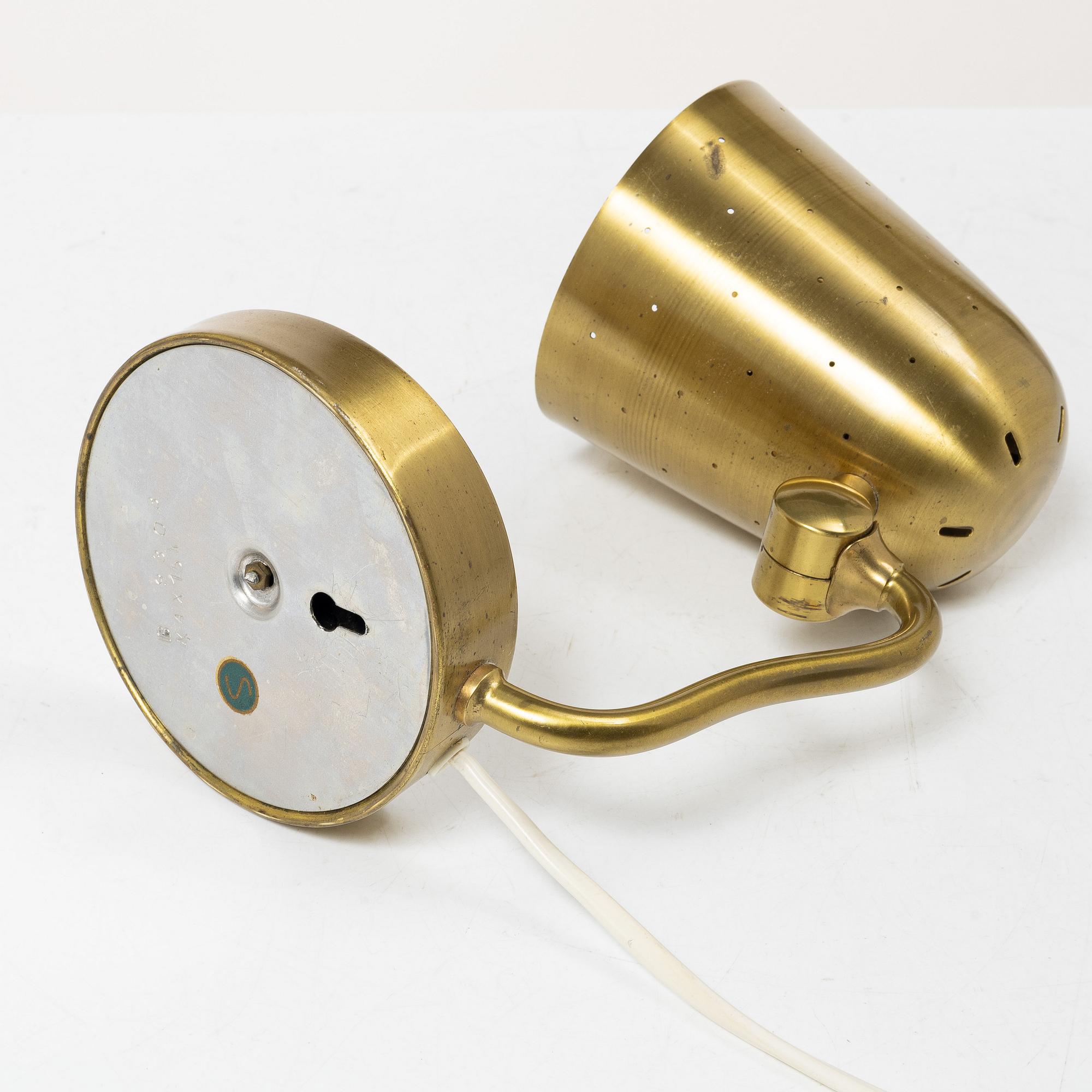 A model 9303 "Baby" wall light, Boréns, Borås, Sweden, mid20th century.