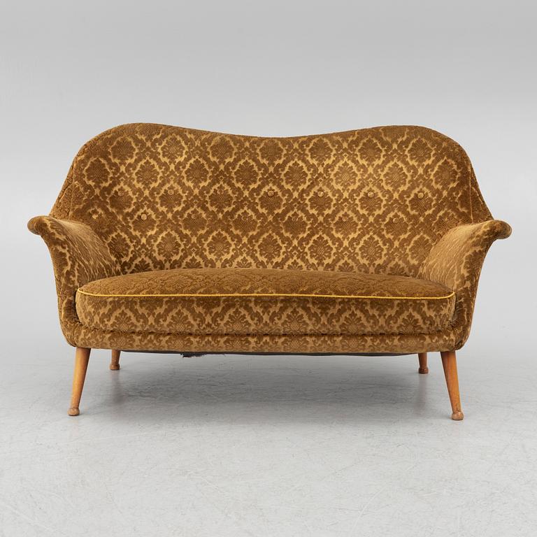Arne Norell, soffa och fåtölj, "Divina", Westbergs möbler AB, 1960-tal.