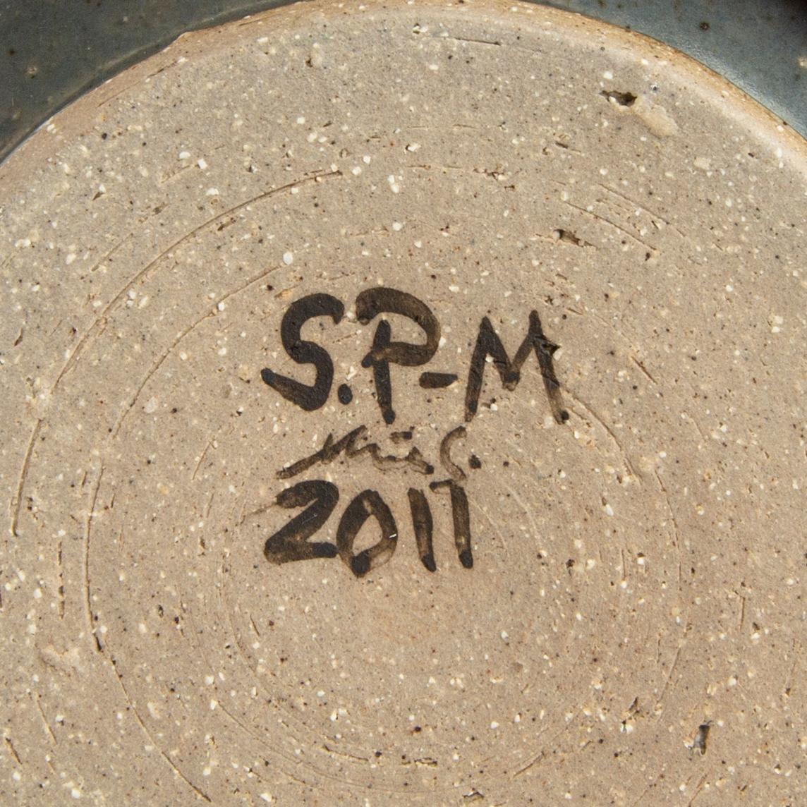 Signe Persson-Melin, skålar fat mm 6 dlr stengods.