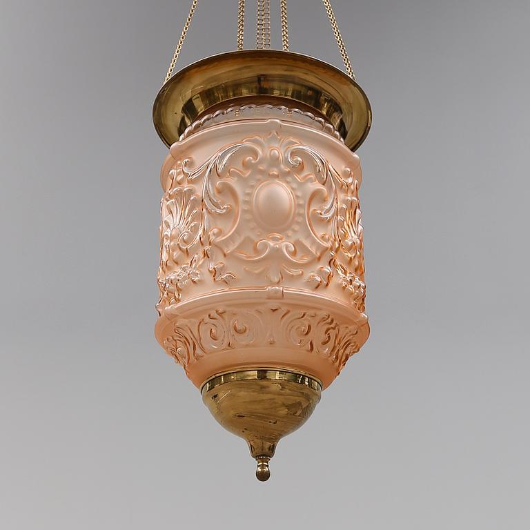 MÅNSKENSAMPEL, omkring år 1900. Höjd 44 cm.