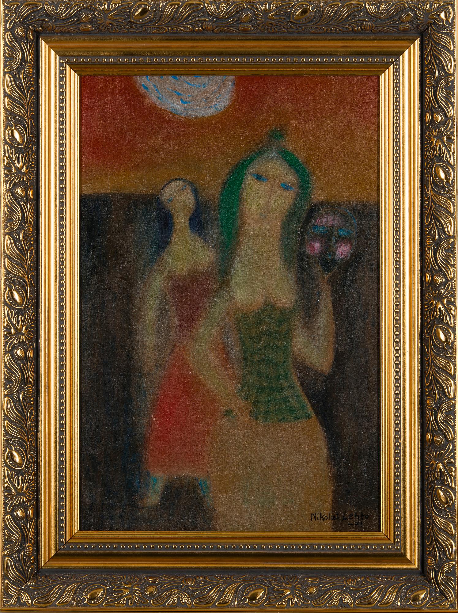 NIKOLAI LEHTO, oil on canvas laid on cardboard, signed and dated -71.