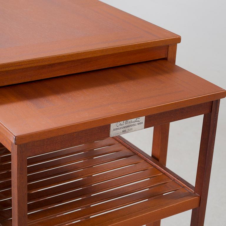 CARL MALMSTEN, satsbord, 3 delar, "Släden", Åfors Möbelfabrik, JUbileumsmodell, nr 396, 1988.