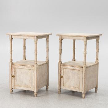 A of pair late 19th century nightstands.