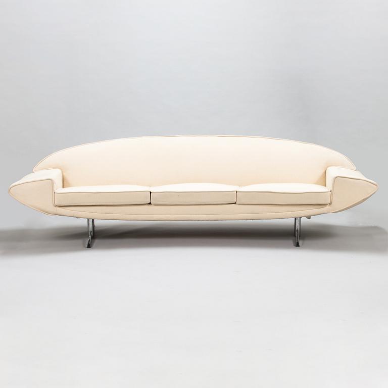 Johannes Andersen, Three-piece 1960's/70's 'Capri' sofa suite for Trensum Möbelfabrik.