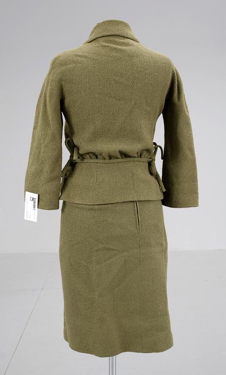 DRÄKT, 2 delar, Pierre Balmain, Paris, 1960-tal.