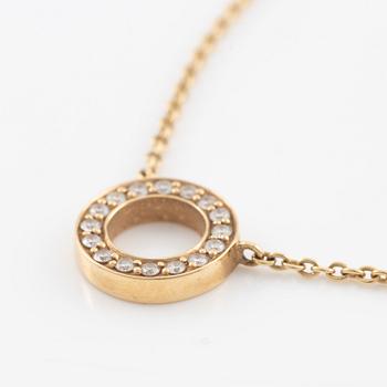Efva Attling, Necklace, 18K gold with brilliant-cut diamonds.