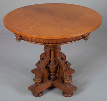 BORD, ek, nyrenässans, sekelskiftet 1800/1900.