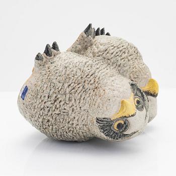 Paul Hoff, sculpture, "Strix Nebulosa No 223", Gustavsberg studio, Sweden, 1985.