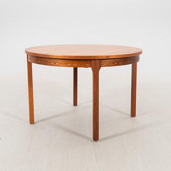 Nils Jonsson, a walnut dining table, Troeds 1960s.