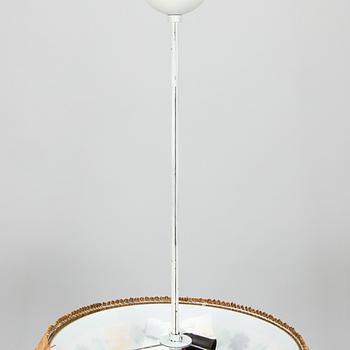 Paavo Tynell, A 1940s pendant ceiling light  for Taito and Kauklahden Lasitehdas.