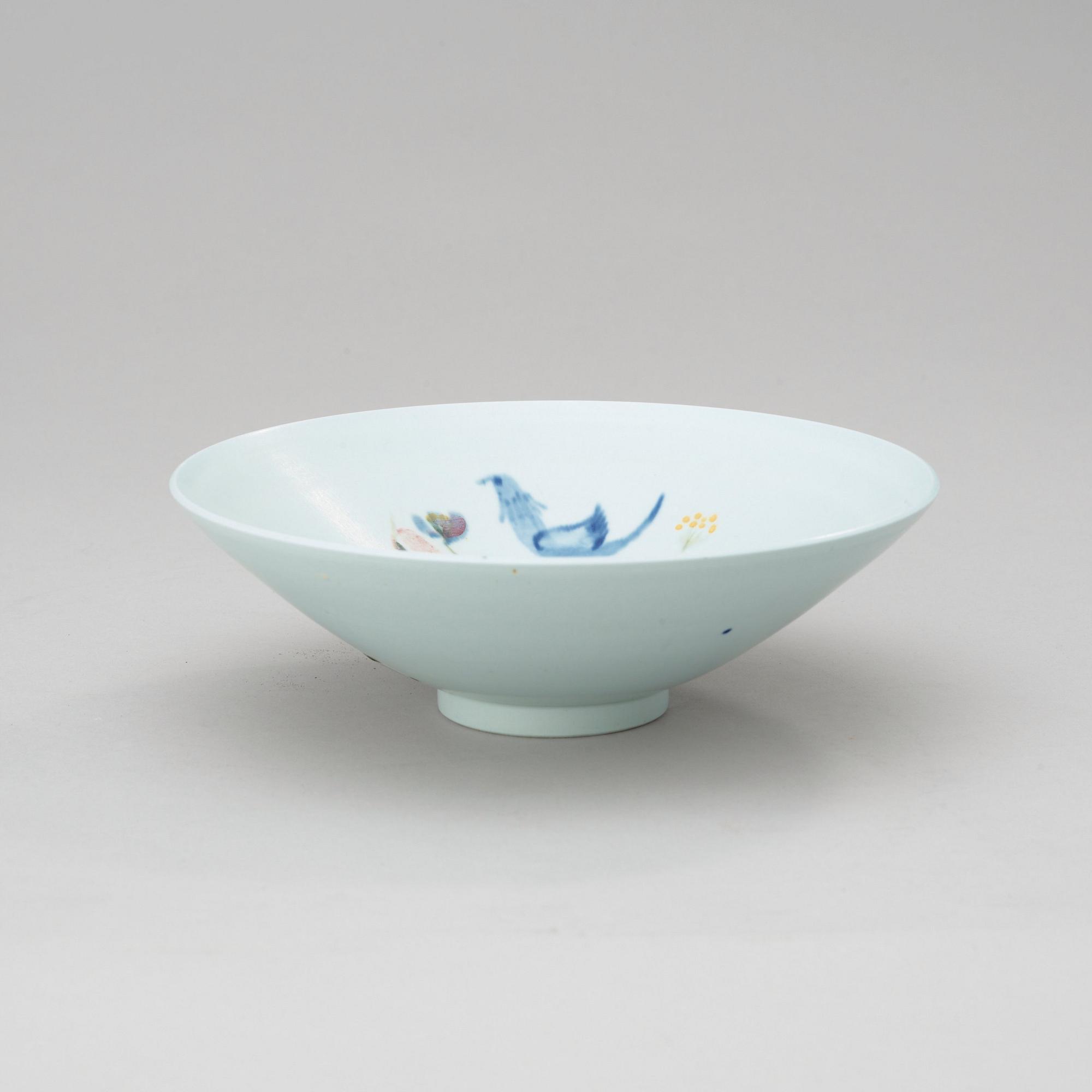 STIG LINDBERG, skål, Gustavsberg Studio 1940-50-tal.