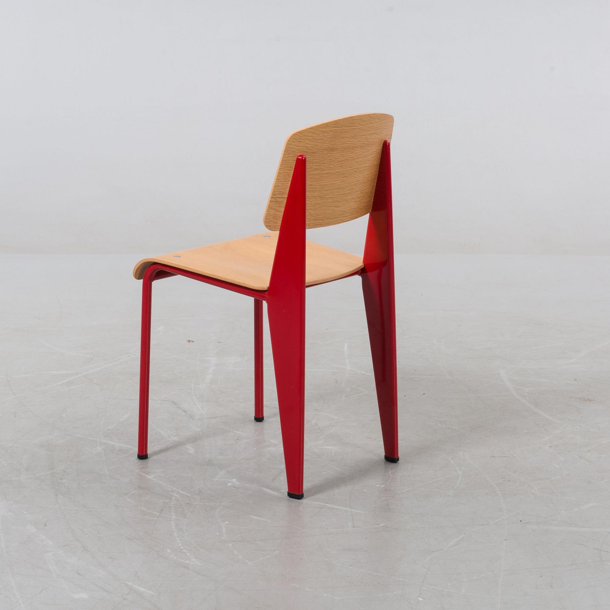 A JEAN PROUVÉ CHAIR "Standard" for Vitra edition 2002.