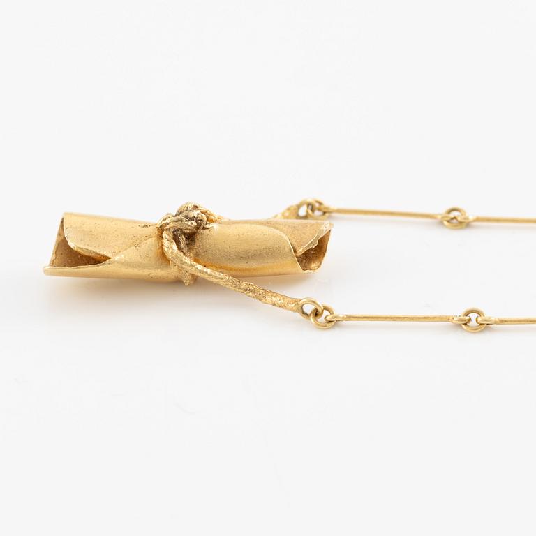Magnus G:son Liedholm, necklace, 18K gold.