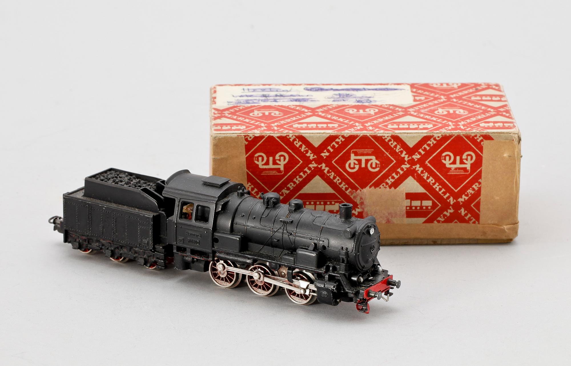 MODELLOK samt KOLVAGN, Märklin, RM 800 samt RM 809. 1930-tal.