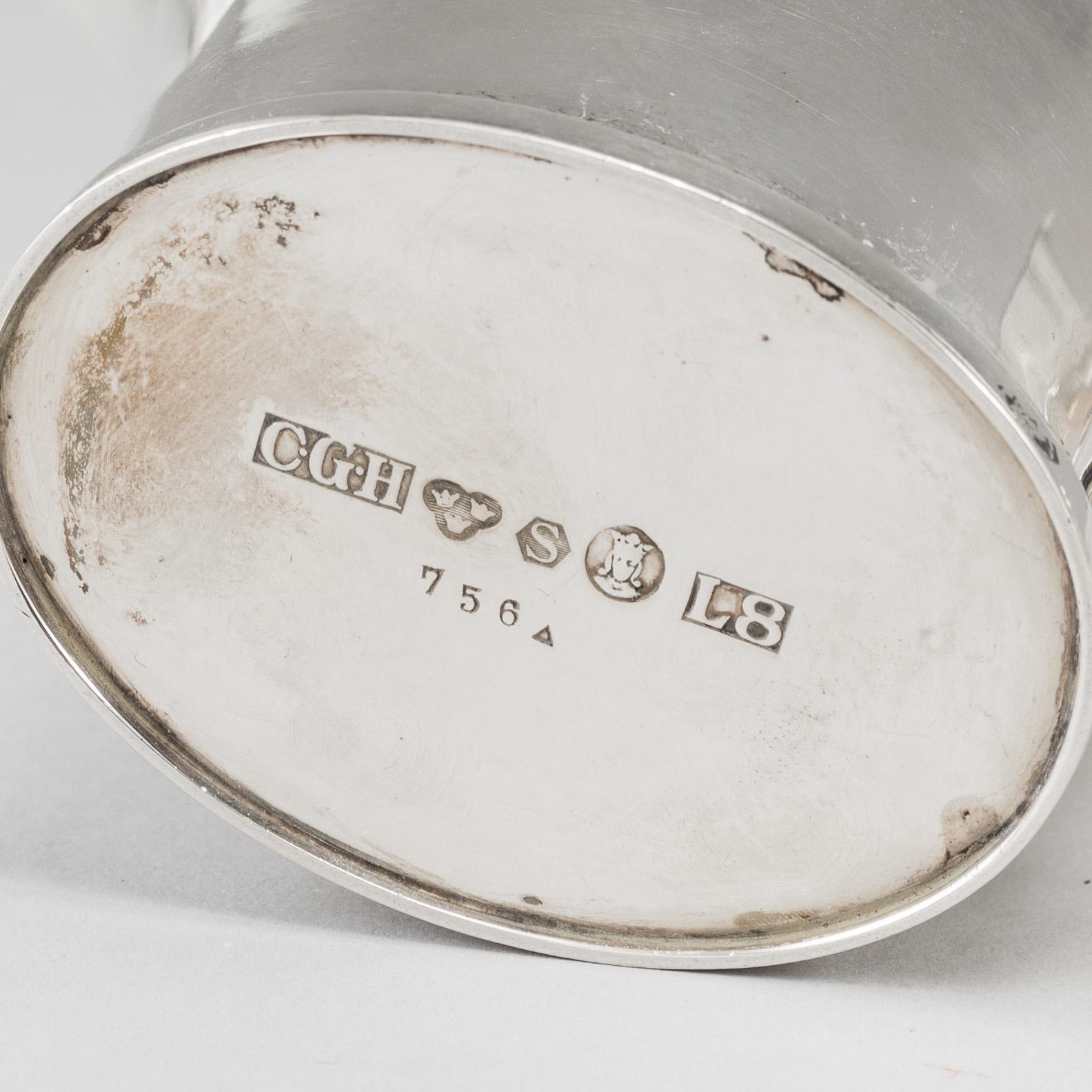 ELIS BERGH, A silver coffee service from CG Hallberg, Stockholm, 1934-7.