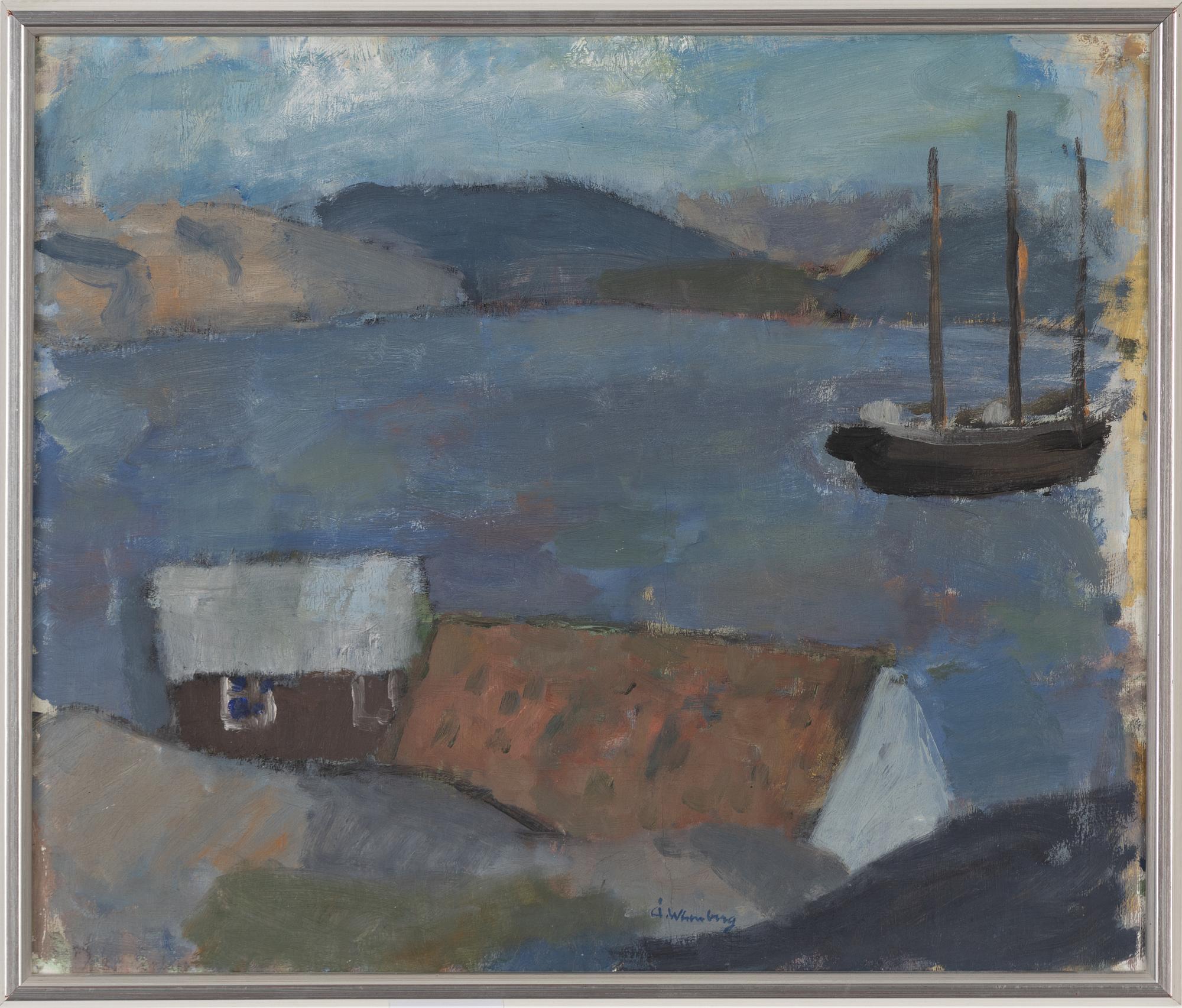 Åke Winnberg, oil on canvas. signed.