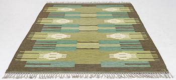 Ingegerd Silow, rug, flat weave, signed IS, approx. 305 x 190 cm.