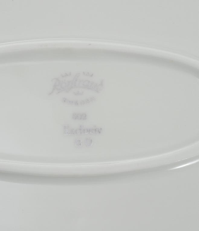 MATSERVIS, 45 delar, porslin, "Exclusiv", Rörstrand, 1950/60-tal.