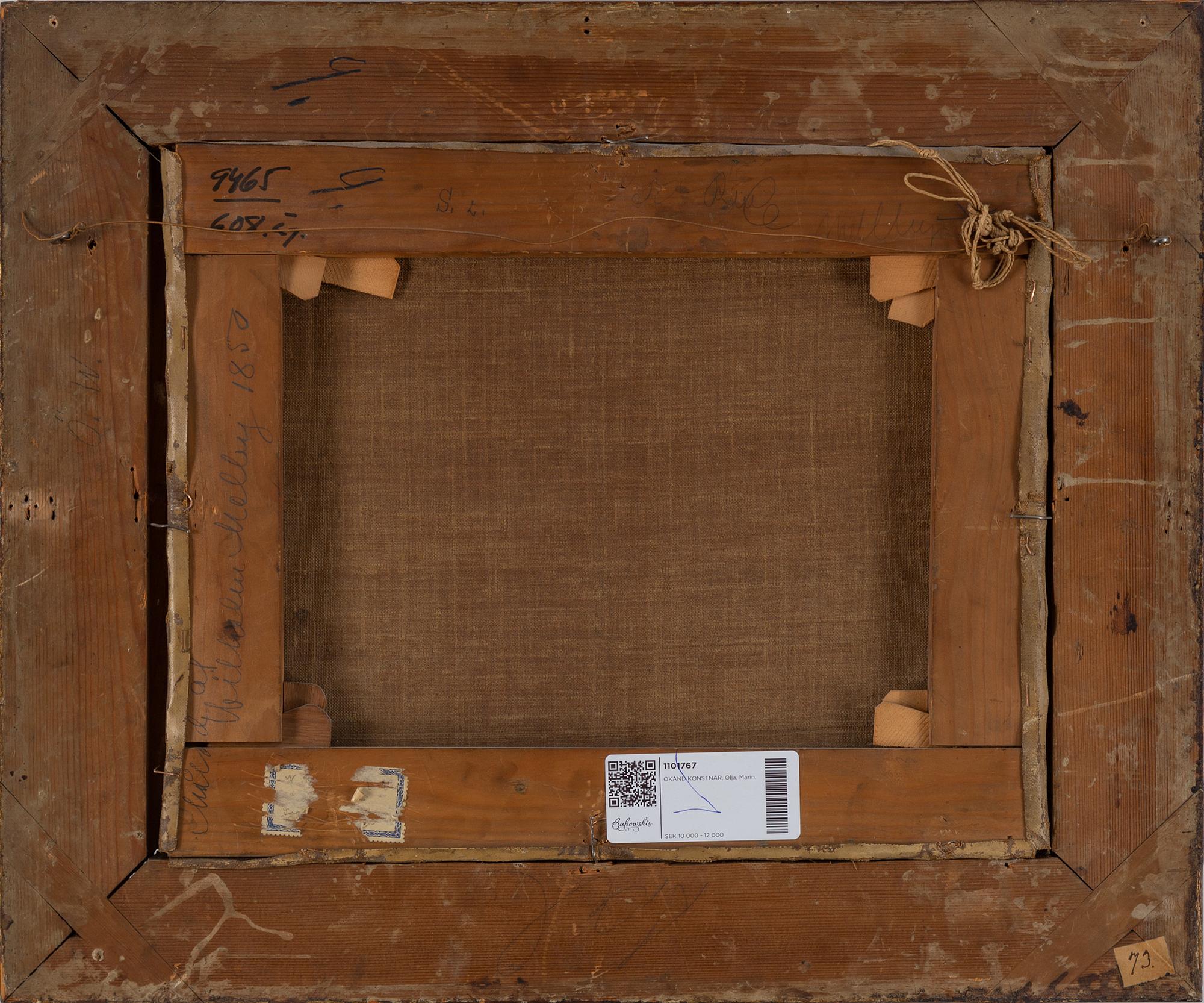 VILHELM MELBYE, attributed to, oil on canvas.