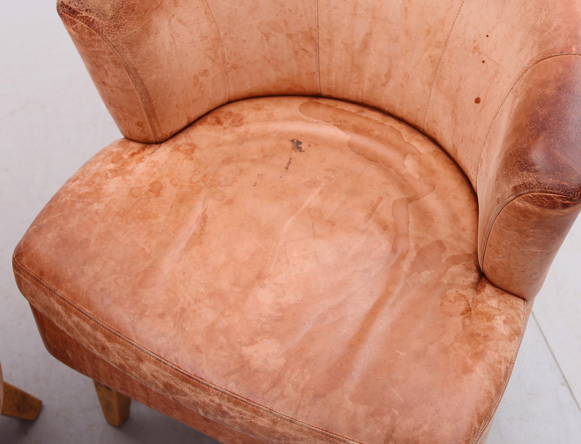 FÅTÖLJER, 1 par, 1900-talets andra hälft.