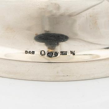 A Swedish 20th century silver vase mark of GAB Stockholm 1919, weight 585 grams.