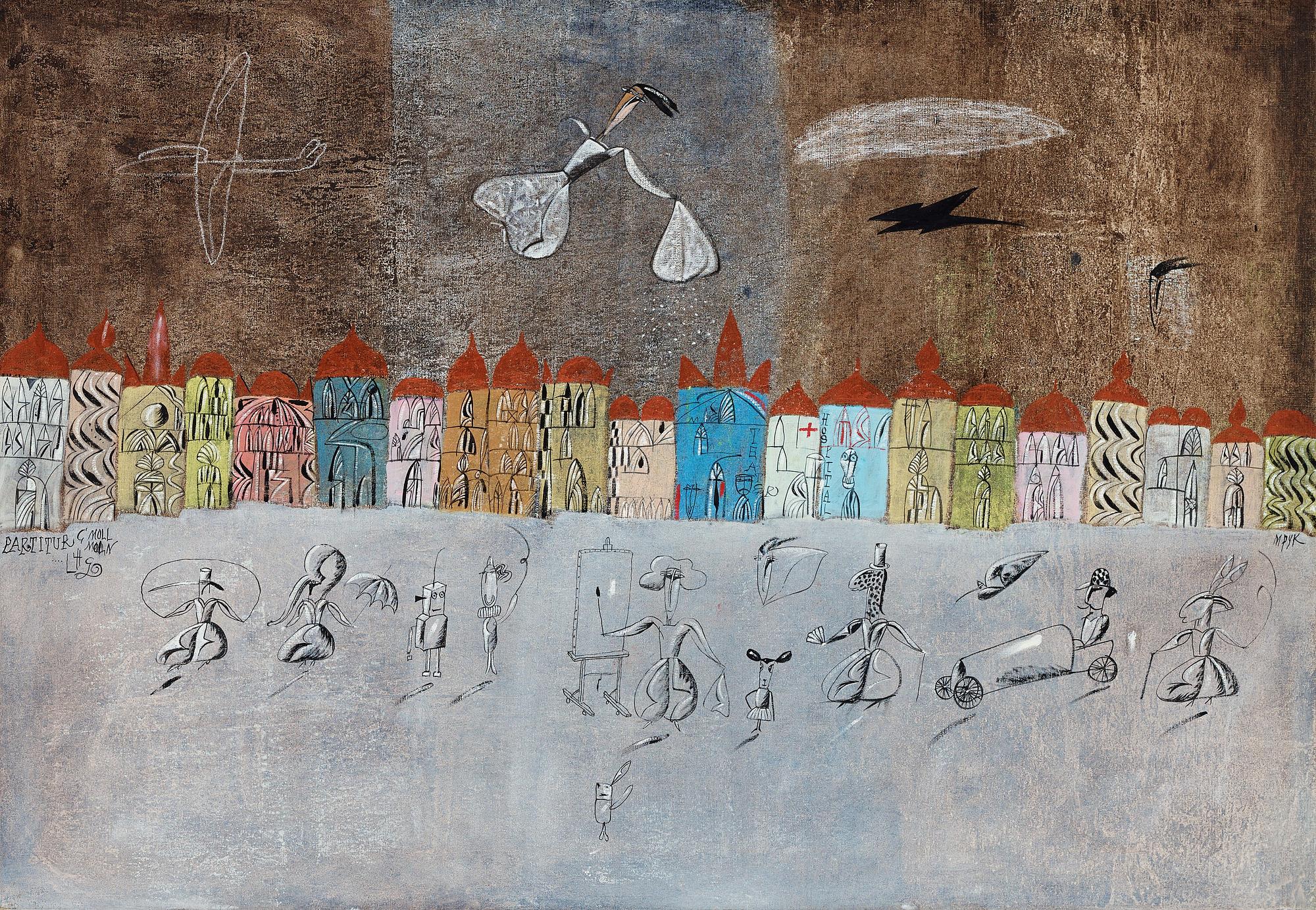 Madeleine Pyk, "Partitur G moll moln".