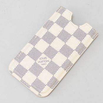 A Louis Vuitton phone case.