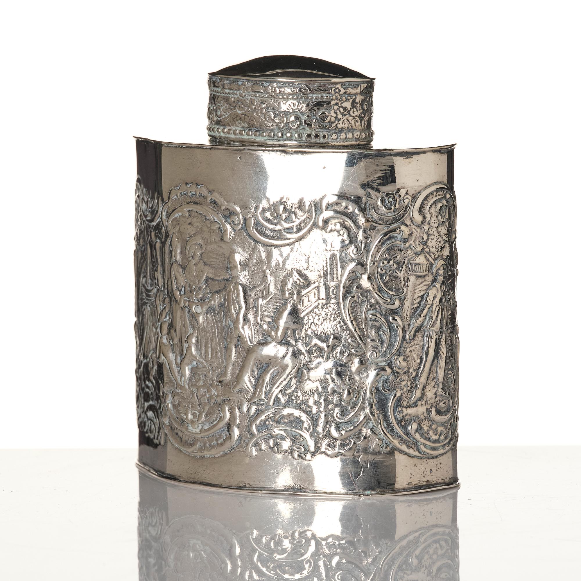 Tedos, sauceboat and cup, silver, including Ottoman Empire.