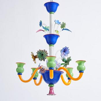 Jonas Rooth, a glass chandelier, Kivik, 1998.