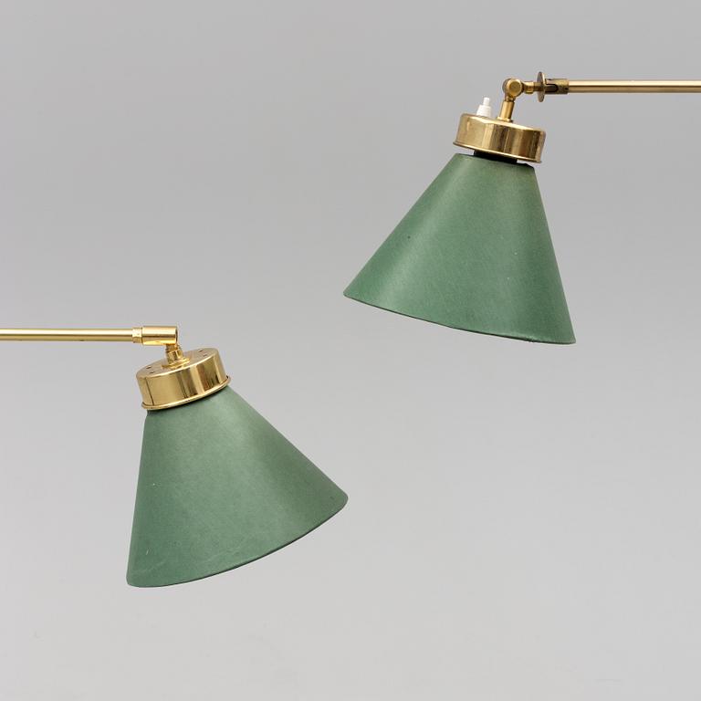 A pair of model 1842/2 floor lights by Josef Frank for Firma Svenskt Tenn, second half of the 20th century.