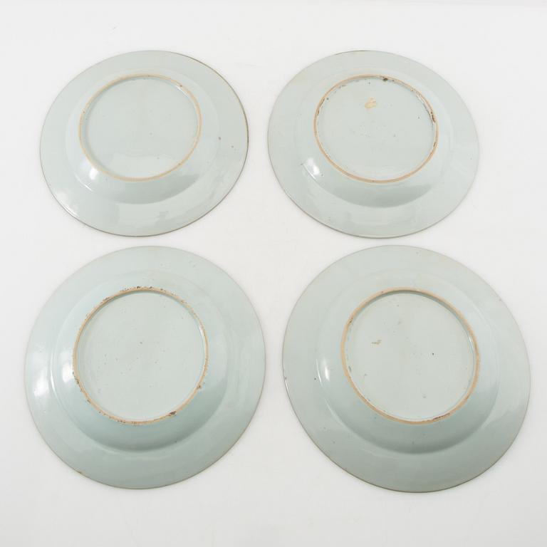 Plates 4 pcs. China 18th century.