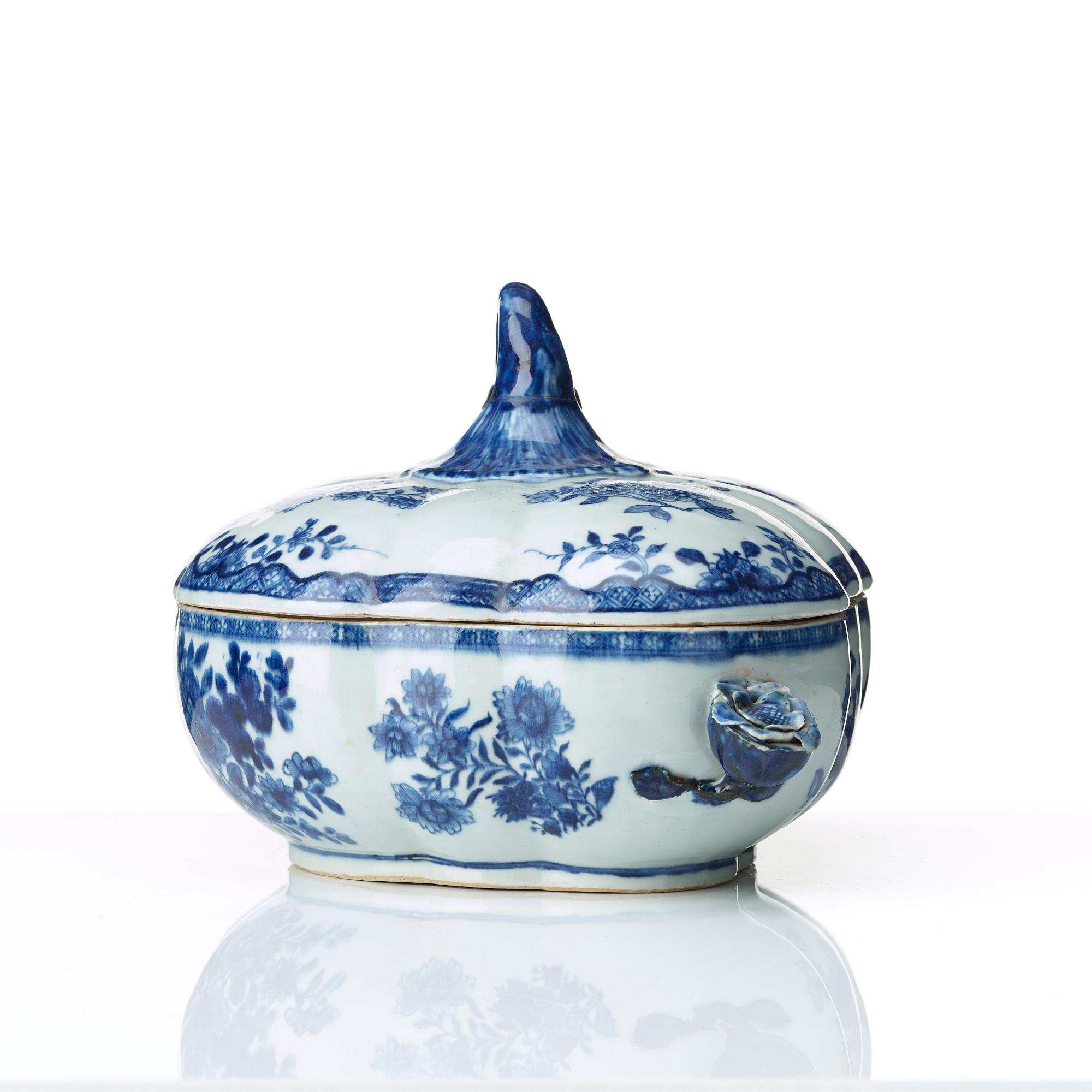 TERRIN med LOCK, kompaniporslin. Qingdynastin, Qianlong (1736-95).