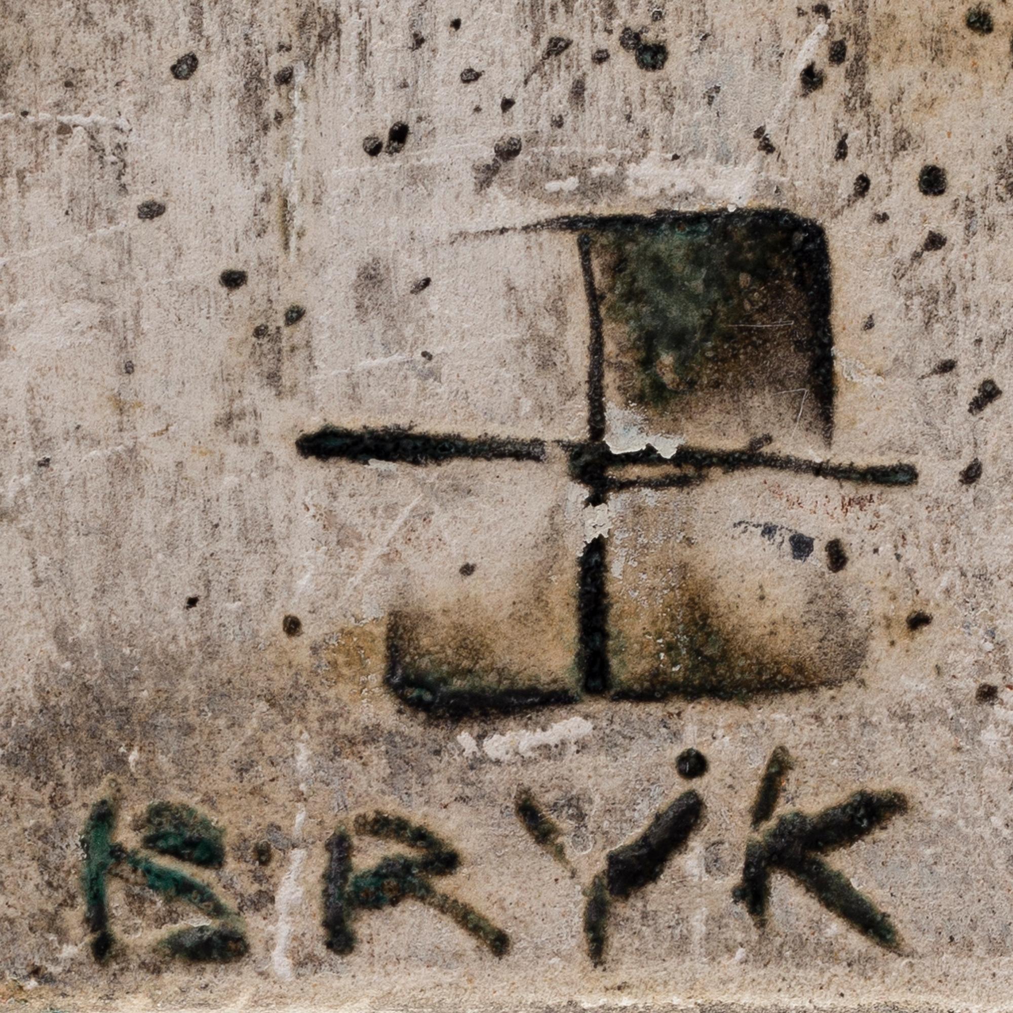 RUT BRYK, A CERAMIC VASE. House. Signed Bryk.